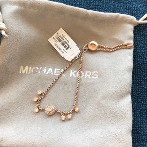 Michael Kors rose gold Fulton bracelet, NWT